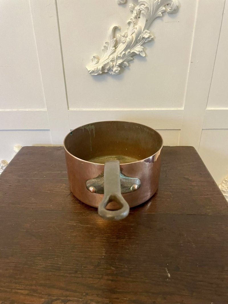 Antique 19th Century French Set of Four Copper Pans - Image 2